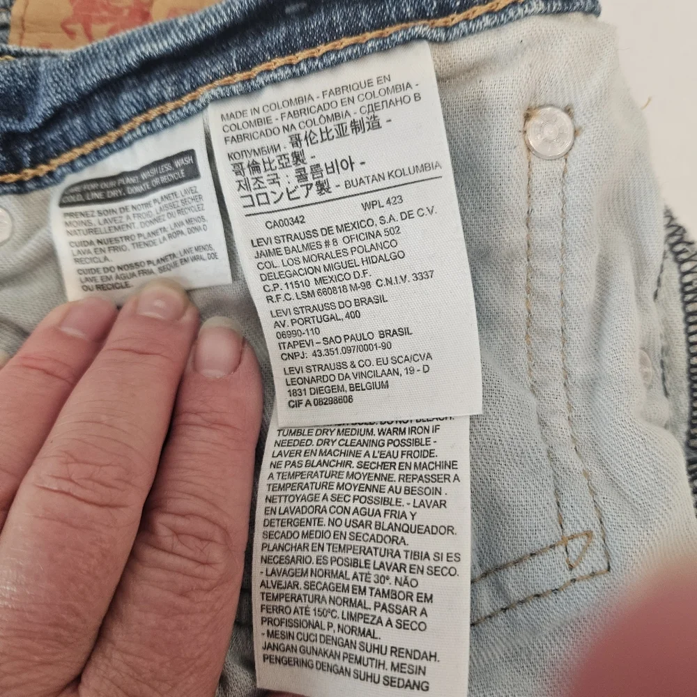 Vintage Levi's 514 Straight Fit Jeans,EUC, 34×34